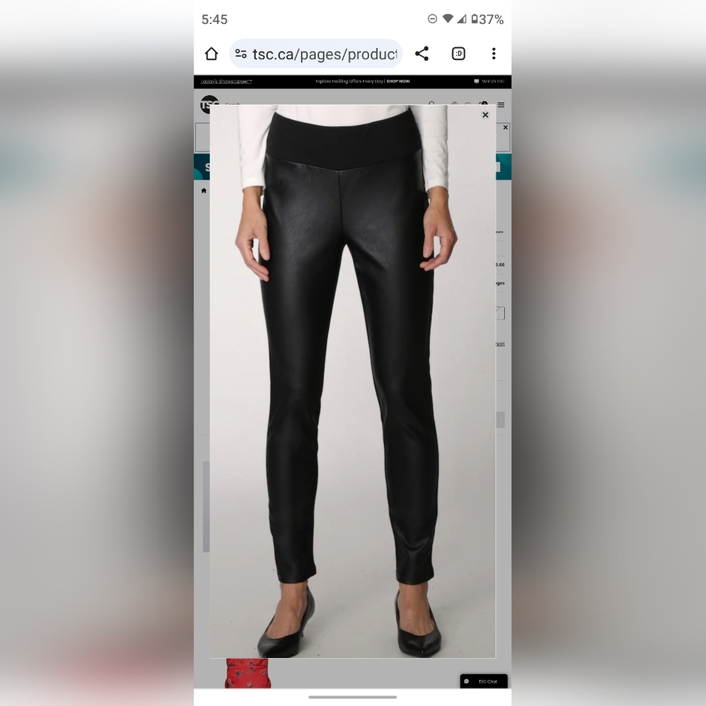 NWOT Mr Max faux leather pants 3X